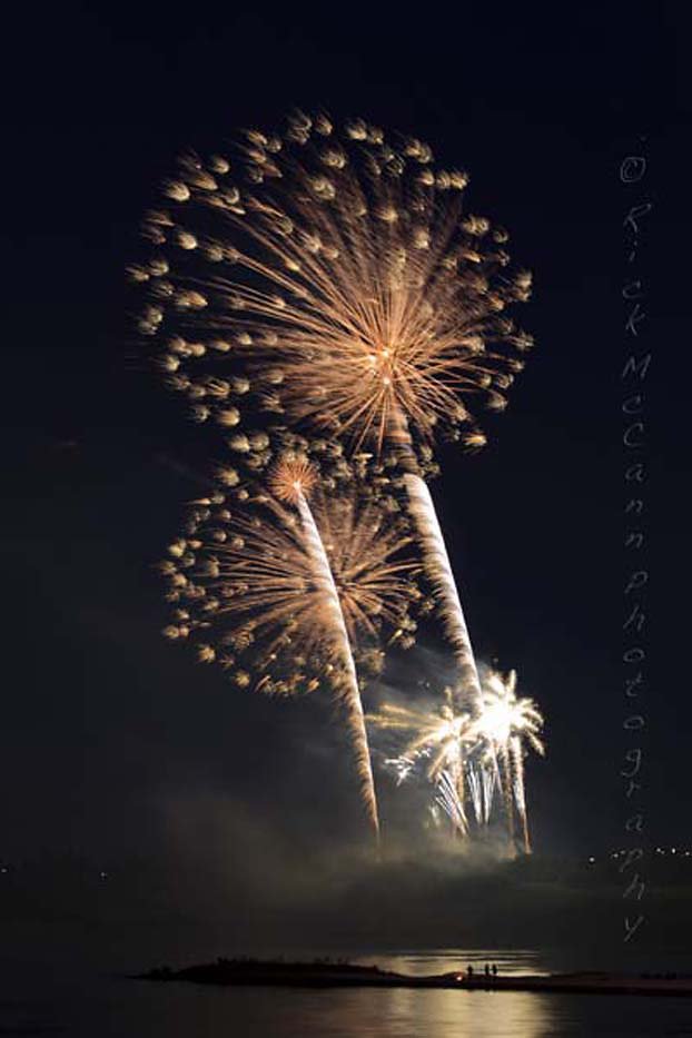 Watching Canada Day "150" Fireworks